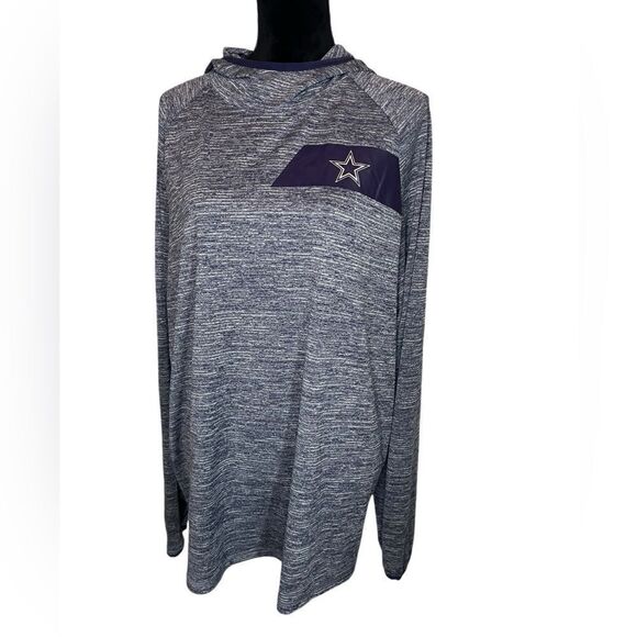 DALLAS COWBOYS AUTHENTIC NFL FOOTBALL LOGO HOODIE MENS SIZE XL - Picture 6 of 11